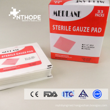 medical absorbent cutting gauze pad by machine